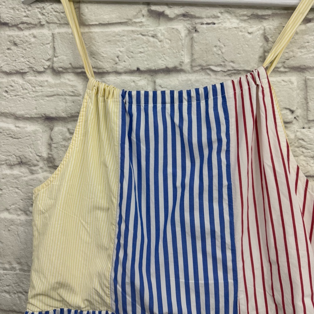 Vineyard Vines Party Stripe Patchwork Halter Midi… - image 5